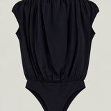 Yüksek Yaka Bodysuit - LACİVERT - 1