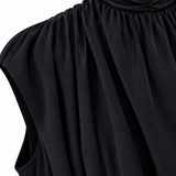 Yüksek Yaka Bodysuit - LACİVERT - 2