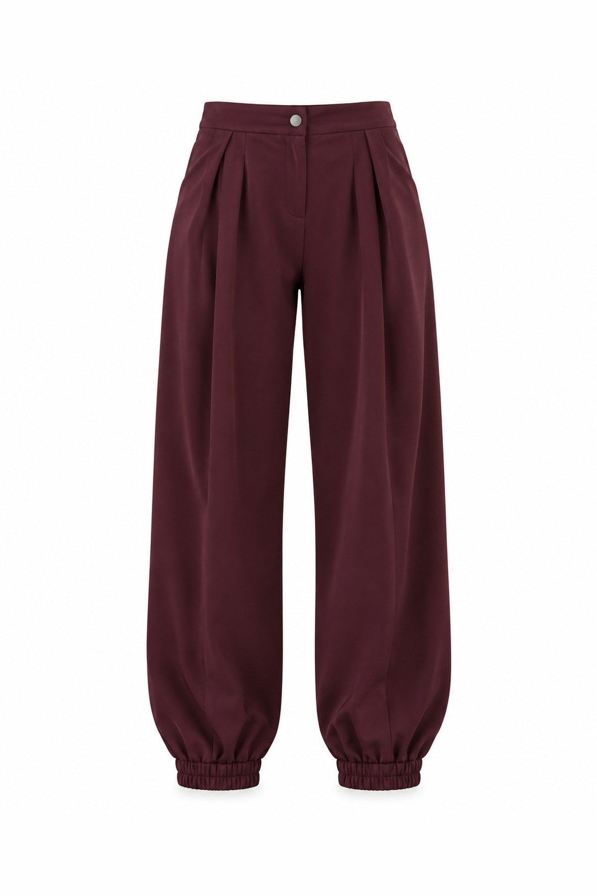 Pileli Şalvar Pantolon BORDO