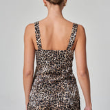 Bağcıklı Leopar Bluz