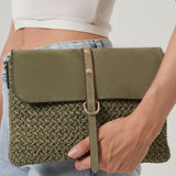 Tokalı Örgü Clutch