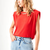 Metal Aksesuarlı Regular T-Shirt