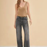 Wide Leg Jean Pantolon