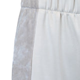 Kadife Şerit Detaylı Bol Pantolon