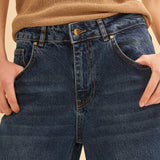 Wide Leg Jean Pantolon