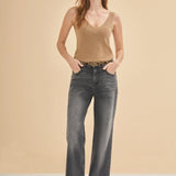Wide Leg Jean Pantolon
