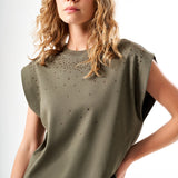 Taş İşlemeli T-Shirt