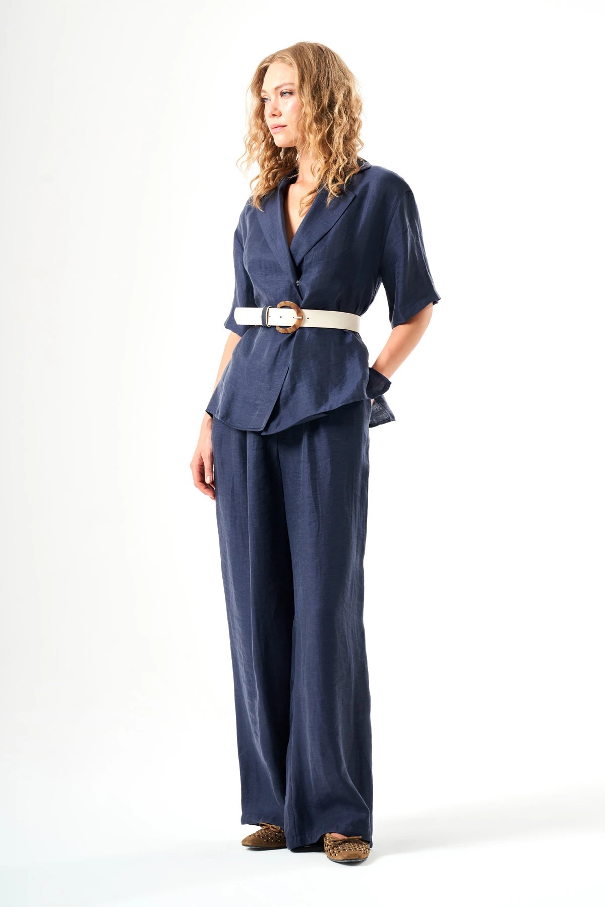 Beli Lastikli Regular Pantolon