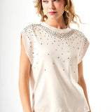 Taş İşlemeli T-Shirt