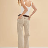 Wide Leg Jean Pantolon