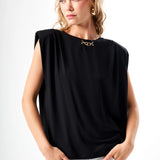 Metal Aksesuarlı Regular T-Shirt