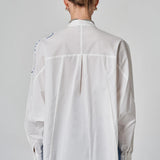 Oversize Desenli Gömlek