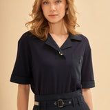 Erkek Yaka Cepli T-Shirt