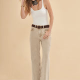 Wide Leg Jean Pantolon
