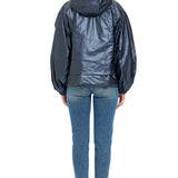 Kargo Cepli Oversize Mont LACİVERT