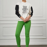 Yüksek Bel Skinny Pantolon YEŞİL