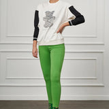 Yüksek Bel Skinny Pantolon YEŞİL