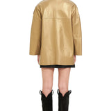 Oversize Deri Mont TOPRAK