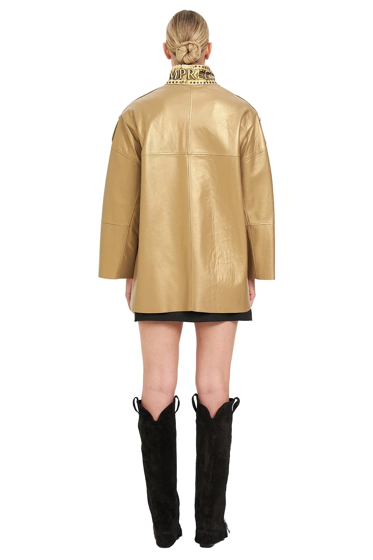 Oversize Deri Mont TOPRAK