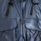 Kargo Cepli Oversize Mont LACİVERT