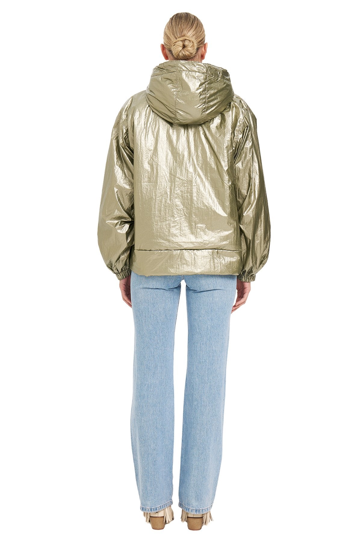 Kargo Cepli Oversize Mont YEŞİL