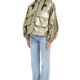 Kargo Cepli Oversize Mont YEŞİL