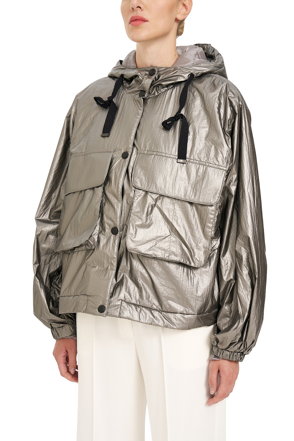 Kargo Cepli Oversize Mont GRİ
