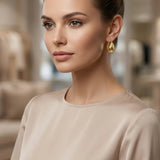 Sarmal Altın Küpe GOLD