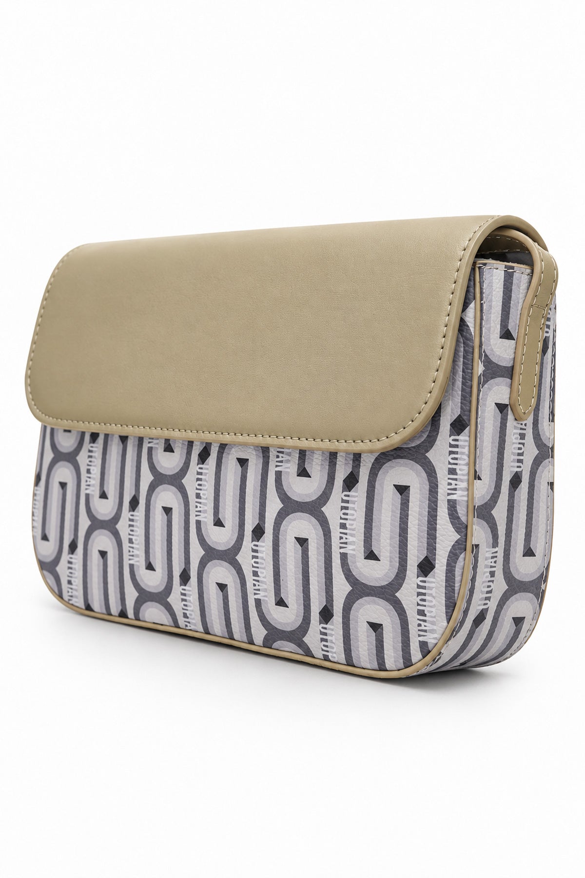 Monogram Flap Deri Çanta