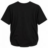 Sıfır Yaka Regular T-Shirt Si̇yah